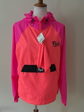 Pink Victoria Secret Packable Anorak Brand New